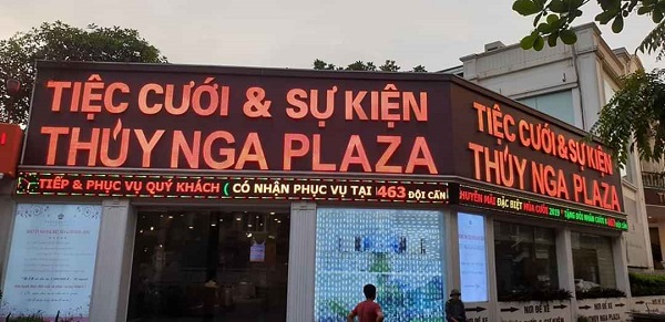 Nhà hàng Thúy Nga Plaza - Quảng Cáo Quân Sơn - Công Ty TNHH Thương Mại In & Quảng Cáo Quân Sơn